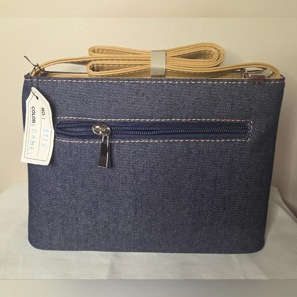 Modabella Denim Crossbody Purse NEW - Picture 2 of 6